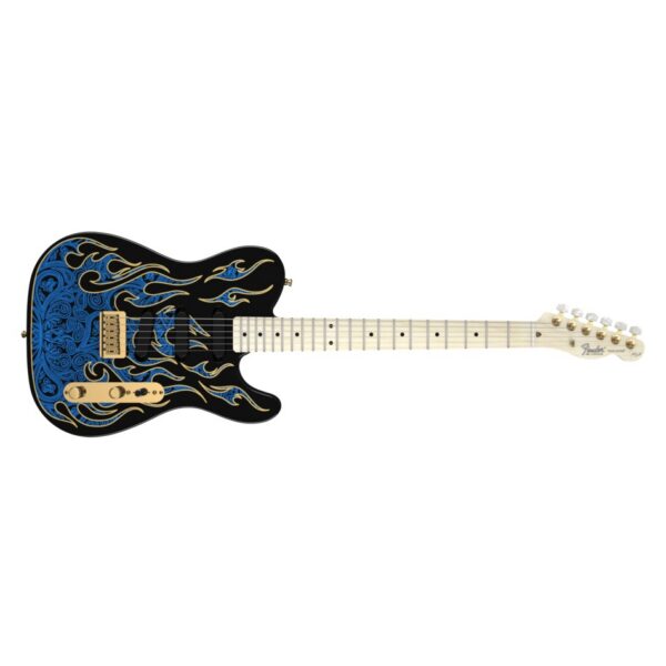Fender James Burton Telecaster - Blue Paisley Flames