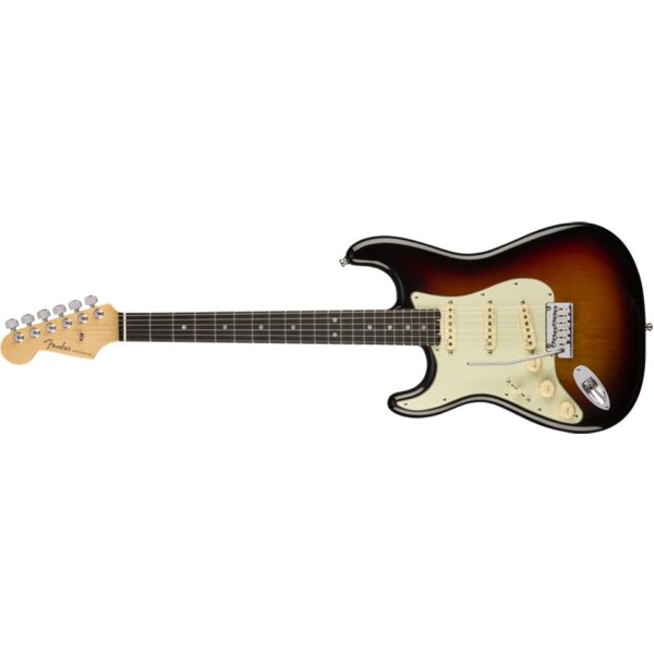 Fender American Elite Stratocaster Lefty, Ebony Neck, 3-Tone Sunburst w/Case