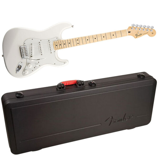 Fender Standard Stratocaster Maple Neck – Arctic White w/ Case