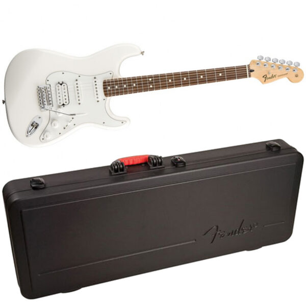 Fender Standard Stratocaster HSS - Arctic White w/ ABS Case
