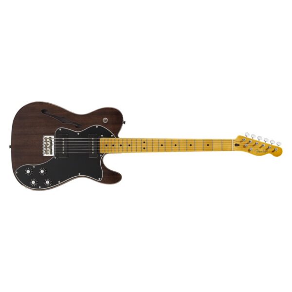 Fender Modern Player Telecaster Thinline Deluxe - Black Trans