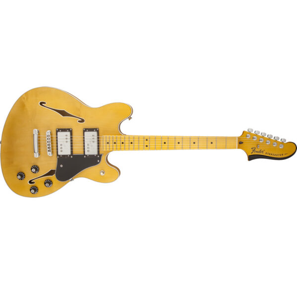 Fender Modern Player Starcaster - Natural Semi-Hollow Electric