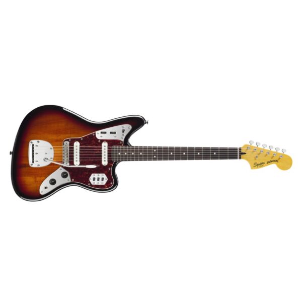 Squier Vintage Modified Jaguar Electric Guitar - 3-Tone Sunburst