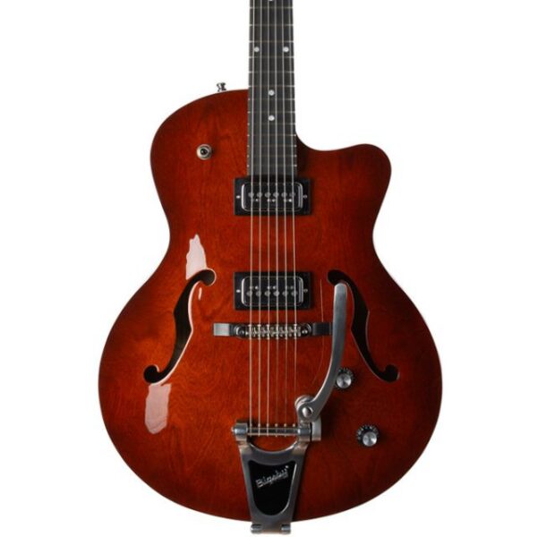 Godin 5th Avenue Uptown T-Armond - Havana Burst Hollow Body