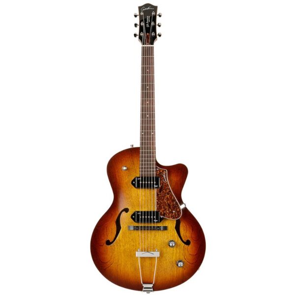 Godin 5th Avenue Kingpin II Cutaway Archtop - Cognac Burst