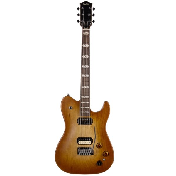 Godin Radium-X Electric Guitar, Rustic Burst