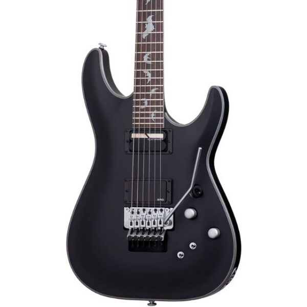 Schecter Damien Platinum 6 FR-S Electric Guitar - Satin Black