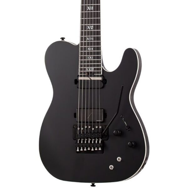 Schecter PT-7 FR-S SLS Elite Evil Twin - Satin Black