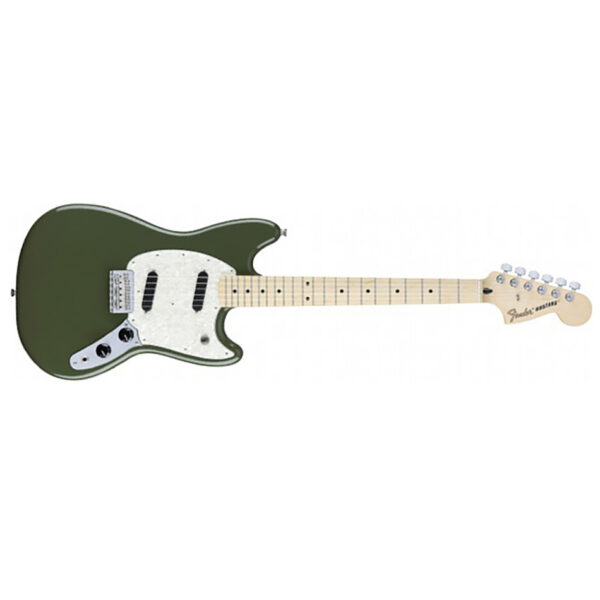 Fender Mustang Maple FB Olive - Gently Used Demo