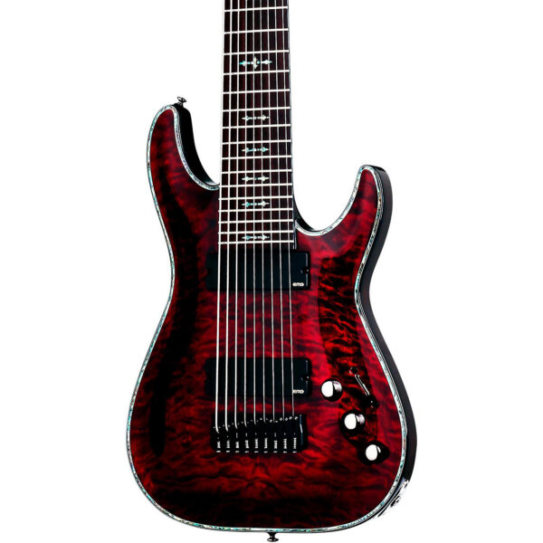 Schecter Hellraiser C-9 9-String Electric Guitar - Black Cherry