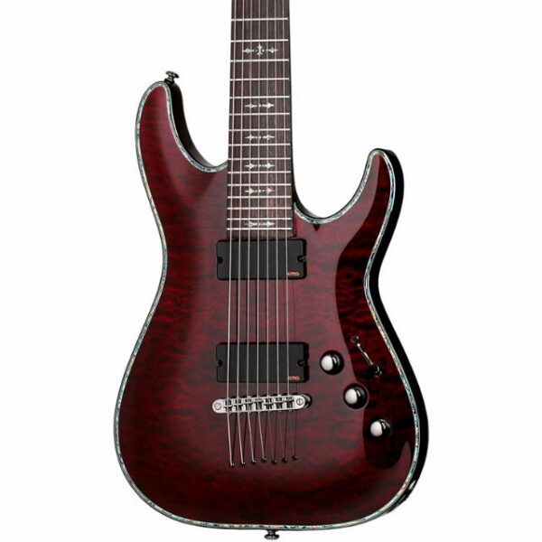 Schecter Hellraiser C-7 7-String Electric Guitar, Black Cherry