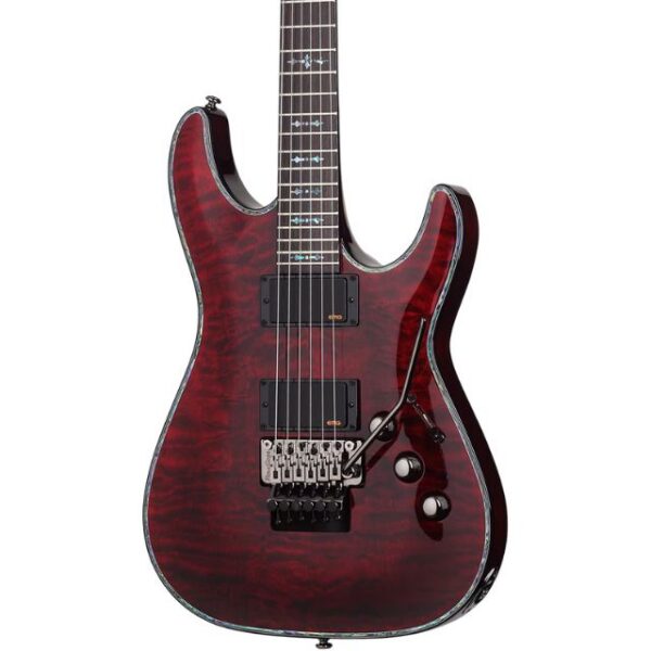 Schecter C-1 Hellraiser FR Electric Guitar - Black Cherry