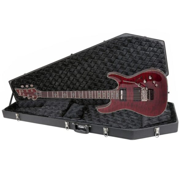 Schecter Hellraiser C-1 Sustaniac - Black Cherry w/ Floyd Rose + Coffin Case