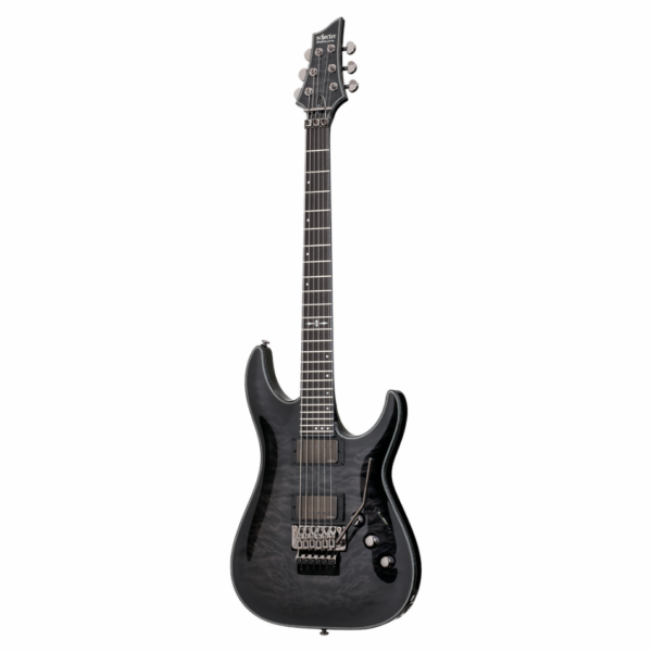 Schecter Hellraiser Hybrid C-1FR Electric Guitar - Trans Black Burst