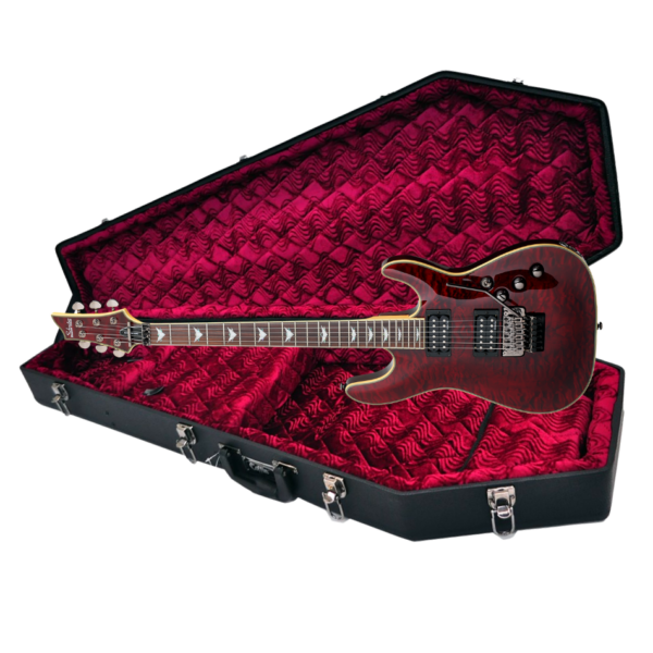 Schecter Omen Extreme 6 FR - Black Cherry w/ Coffin Case