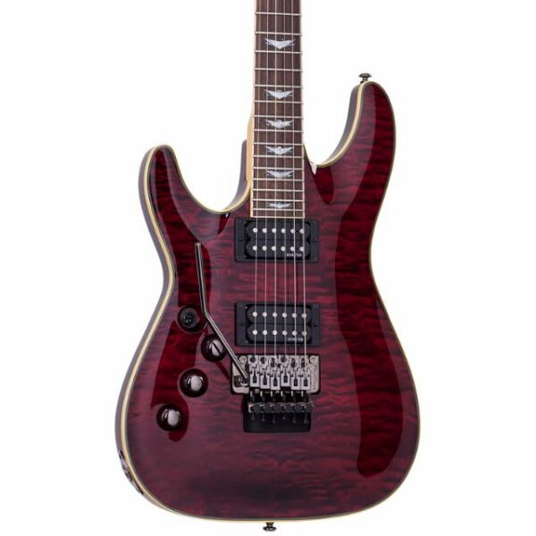 Schecter Omen Extreme-FR Left-Handed Electric, Black Cherry