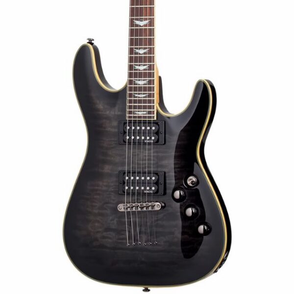 Schecter Omen Extreme 6 Electric Guitar - See Thru Black