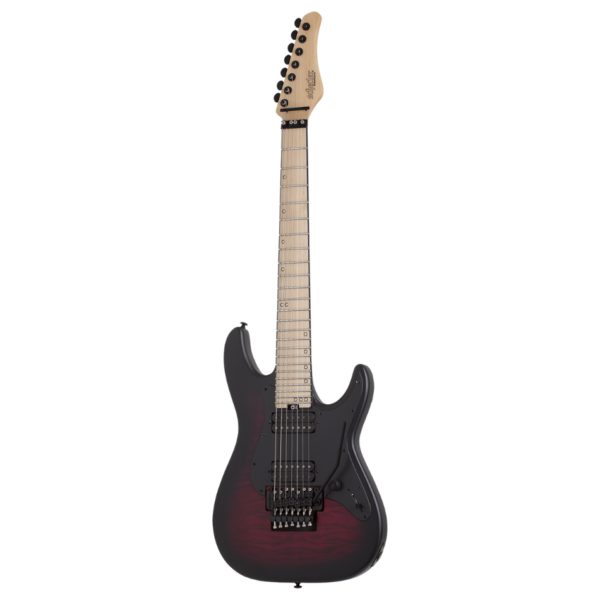 Schecter Miles Dimitri Baker-7 FR - Crimson Red Burst Satin