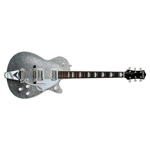 Gretsch G6129T Sparkle Jet Electric Guitar - Silver Sparkle