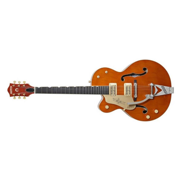 Gretsch G6120-1959LHTV Chet Atkins Hollow Body - Lefty, Vintage Orange