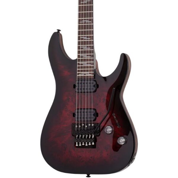 Schecter Omen Elite-6 FR Electric Guitar - Black Cherry Burst