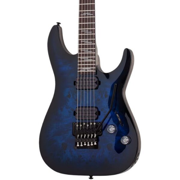 Schecter Omen Elite-6 FR - See Thru Blue Burst