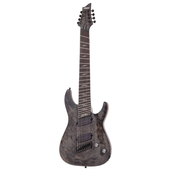 Schecter Omen Elite-8 Multiscale 8-String, Charcoal