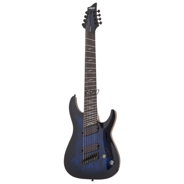 Schecter Omen Elite-8 Multiscale 8-String, Blue Burst