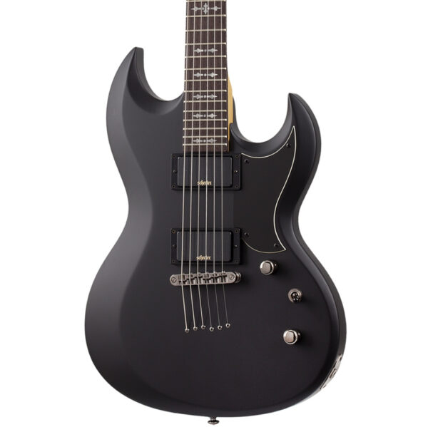 Schecter Demon S-II 6-String Electric Guitar - Satin Black