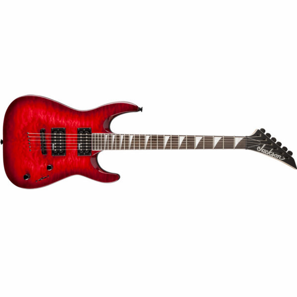 Jackson JS32TQ Dinky Arch Top Electric Guitar - Trans Red