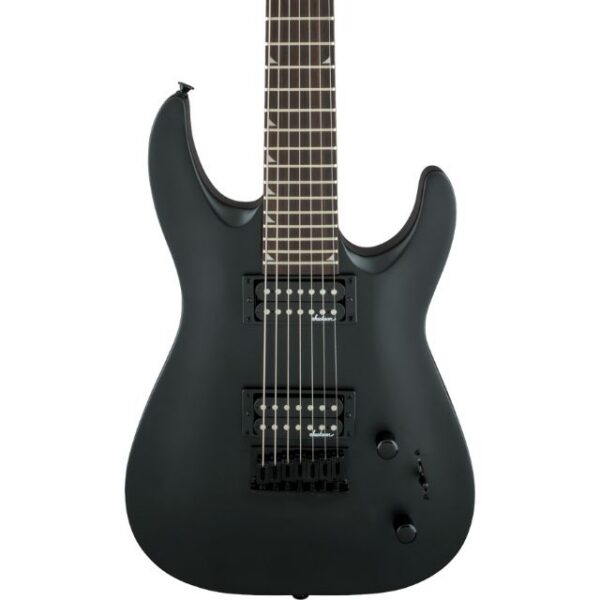 Jackson JS22-7 Dinky 7-String Electric Guitar, Satin Black