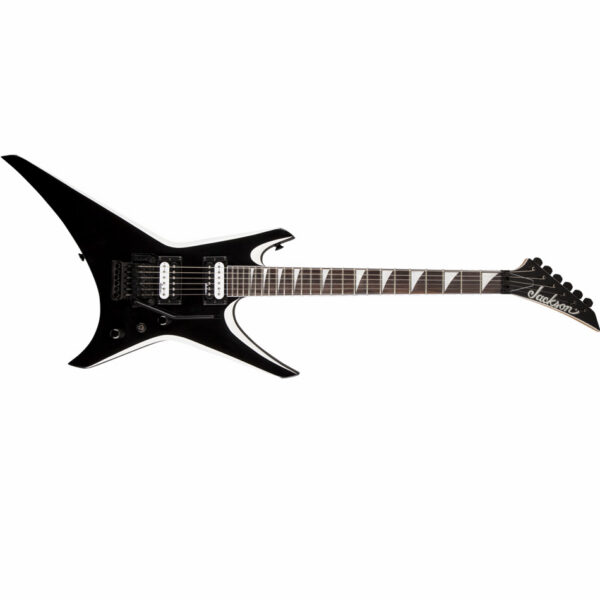 Jackson JS32 Warrior Electric Guitar - Black w/ White Bevels