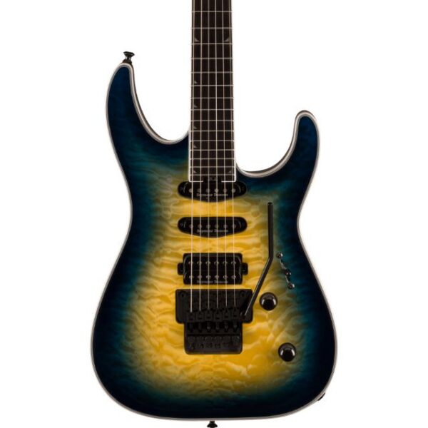 Jackson Pro Plus Soloist SLA3Q - Amber Blue Burst