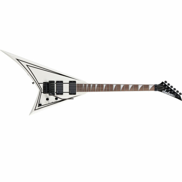 Jackson RRXMG Rhoads X Series - White w/ Black Pinstripes