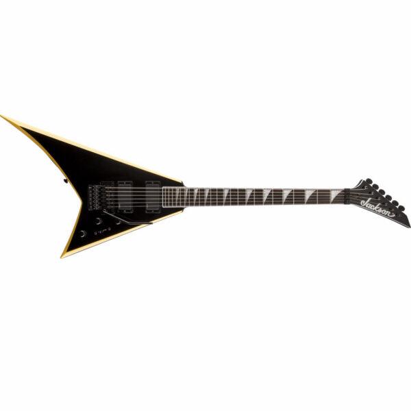 Jackson Rhoads RRXMG - Black w/ Yellow Bevels, Rosewood