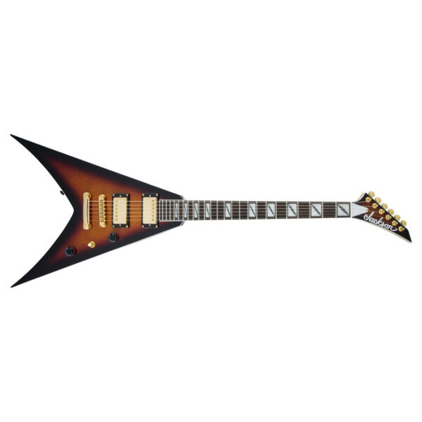 Jackson King V KVT Electric Guitar - 3-Tone Sunburst, Ebony Board