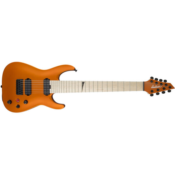 Jackson Dinky DKA8M 8-String Guitar - Satin Orange Blaze