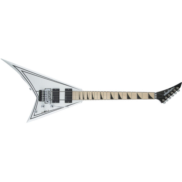 Jackson X Series RRX24 Rhoads - Snow White/Black Pinstripes