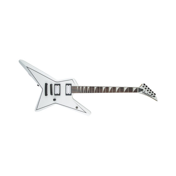 Jackson X Series Gus G. Star - Snow White w/ Pinstripes