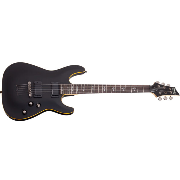 Schecter Demon-6 Electric Guitar - Aged Black Satin