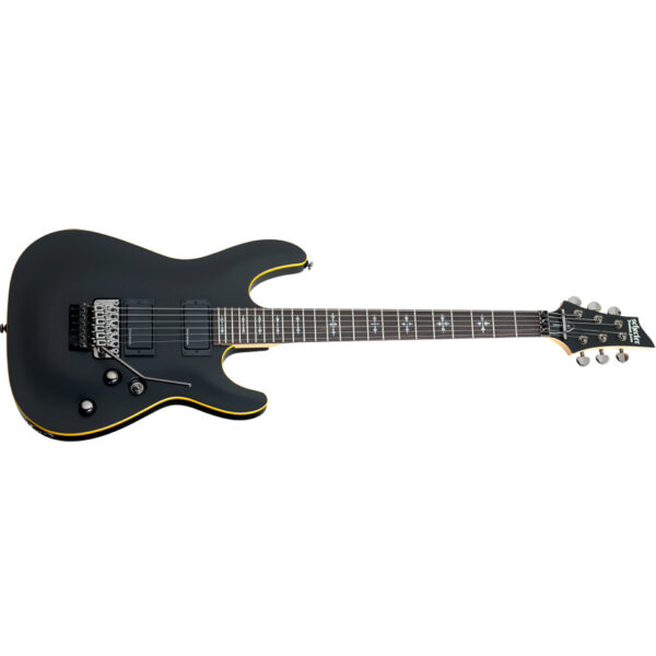 Schecter Demon-6 FR Electric Guitar - Aged Black Satin