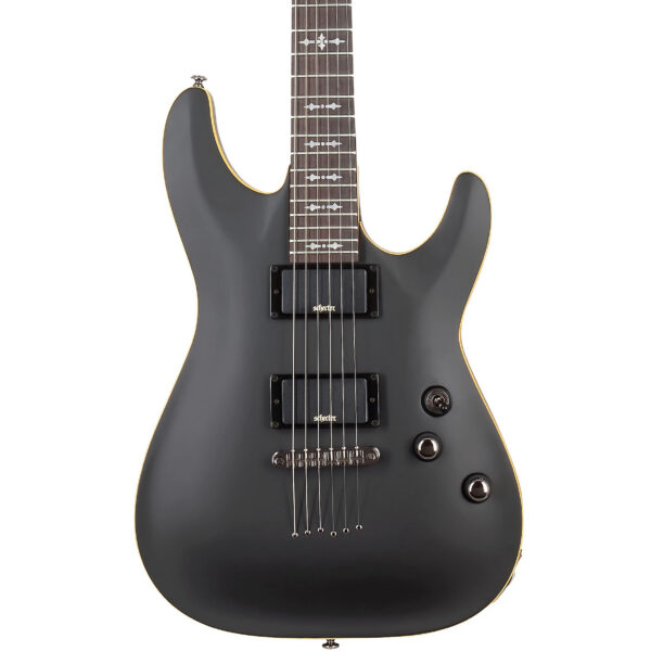 Schecter Demon-6 Electric Guitar - Aged Black Satin