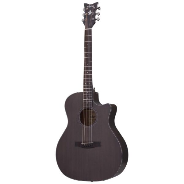 Schecter Orleans Studio Acoustic-Electric, Satin See Thru Black