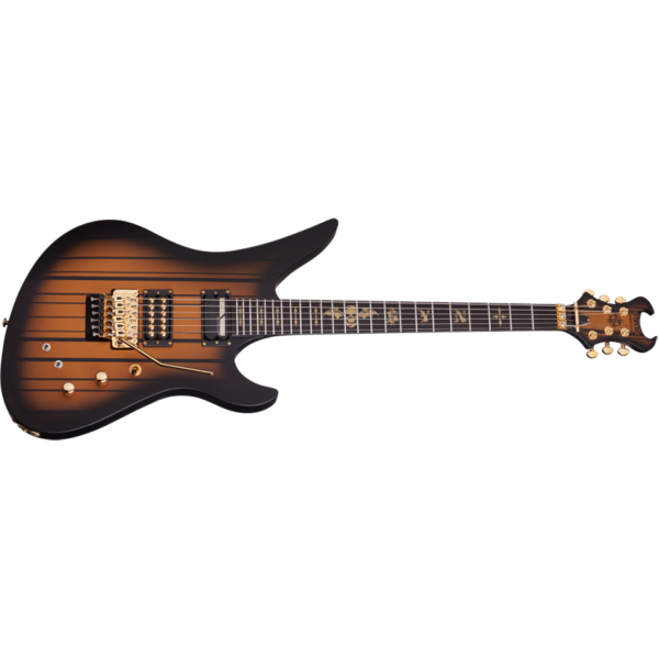 Schecter Synyster Custom-S Electric Guitar - Satin Gold Burst