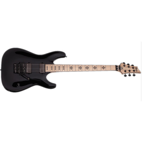 Schecter Jeff Loomis JL-6 FR Electric Guitar - Gloss Black