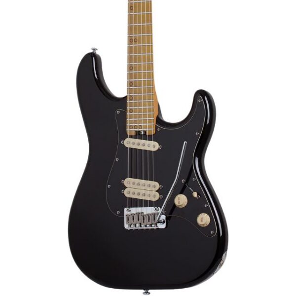 Schecter MV-6 Electric Guitar - Gloss Black