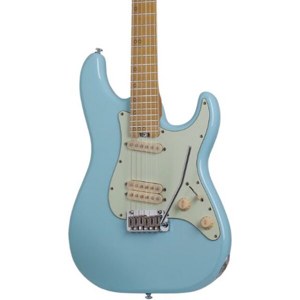 Schecter MV-6 Electric Guitar - Super Sonic Blue