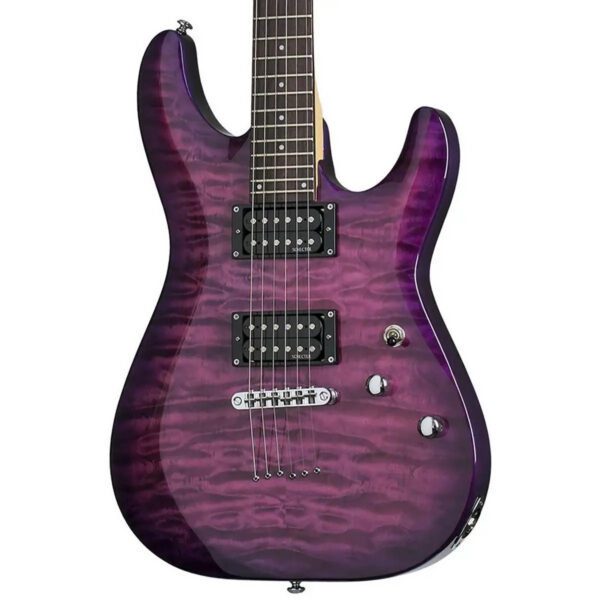 Schecter C-6 Plus Electric Guitar - Electric Magenta, Rosewood