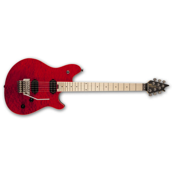 EVH Wolfgang WG Standard Quilt Maple - Transparent Red