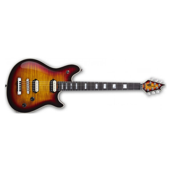 EVH Wolfgang USA HT - Ebony Board, 5A Flame Sunburst
